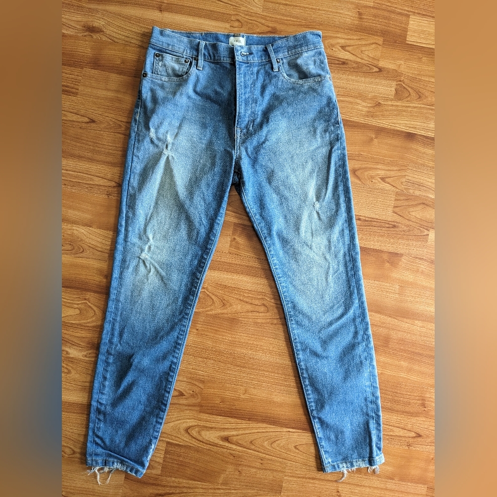 ABLE Chelsea High Rise Jeans Size 29 Medium washed distressed